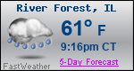 Weather Forecast for River Forest, IL