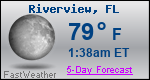 Weather Forecast for Riverview, FL