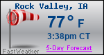 Weather Forecast for Rock Valley, IA