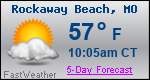 Weather Forecast for Rockaway Beach, MO