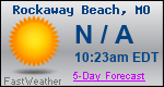 Weather Forecast for Rockaway Beach, MO