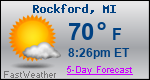 Weather Forecast for Rockford, MI