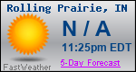 Weather Forecast for Rolling Prairie, IN