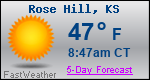Weather Forecast for Rose Hill, KS