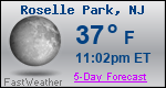 Weather Forecast for Roselle Park, NJ