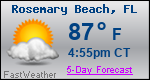 Weather Forecast for Rosemary Beach, FL