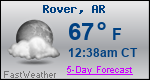 Weather Forecast for Rover, AR