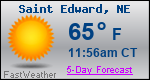 Weather Forecast for Saint Edward, NE