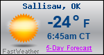 Weather Forecast for Sallisaw, OK