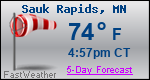Weather Forecast for Sauk Rapids, MN