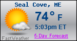 Weather Forecast for Seal Cove, ME