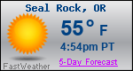 Weather Forecast for Seal Rock, OR