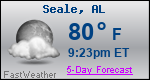 Weather Forecast for Seale, AL