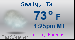 Weather Forecast for Sealy, TX