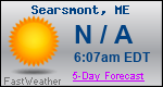Weather Forecast for Searsmont, ME