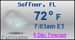 Weather Forecast for Seffner, FL