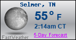 Weather Forecast for Selmer, TN