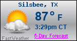 Weather Forecast for Silsbee, TX