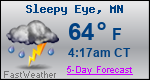 Weather Forecast for Sleepy Eye, MN