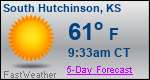 Weather Forecast for South Hutchinson, KS