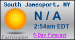 Weather Forecast for South Jamesport, NY