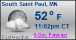 Weather Forecast for South Saint Paul, MN