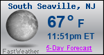 Weather Forecast for South Seaville, NJ