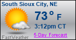 Weather Forecast for South Sioux City, NE