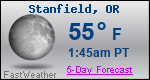 Weather Forecast for Stanfield, OR