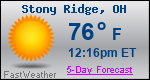 Weather Forecast for Stony Ridge, OH