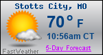 Weather Forecast for Stotts City, MO