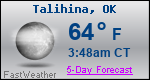 Weather Forecast for Talihina, OK