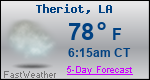 Weather Forecast for Theriot, LA