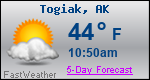 Weather Forecast for Togiak, AK
