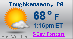 Weather Forecast for Toughkenamon, PA