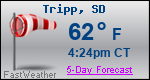 Weather Forecast for Tripp, SD