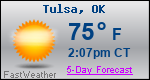 Weather Forecast for Tulsa, OK