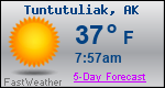 Weather Forecast for Tuntutuliak, AK