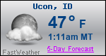 Weather Forecast for Ucon, ID