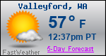 Weather Forecast for Valleyford, WA