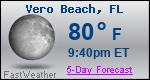 Weather Forecast for Vero Beach, FL