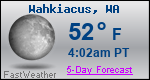 Weather Forecast for Wahkiacus, WA