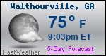 Weather Forecast for Walthourville, GA