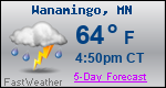 Weather Forecast for Wanamingo, MN