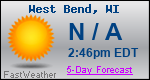 Weather Forecast for West Bend, WI