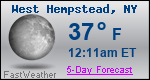 Weather Forecast for West Hempstead, NY