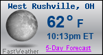 Weather Forecast for West Rushville, OH