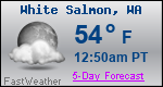 Weather Forecast for White Salmon, WA