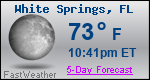 Weather Forecast for White Springs, FL