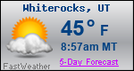Weather Forecast for Whiterocks, UT